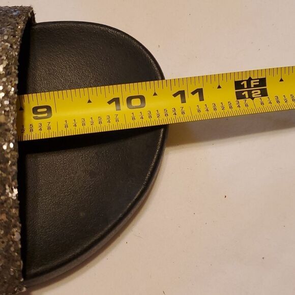 𝅺PINK SILVER glitter slides - Picture 6 of 8